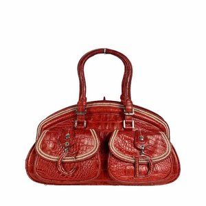 CHRISTIAN DIOR CROCODILE DETECTIVE SHOULDER BAG